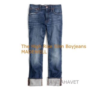 MADEWELL The High Rise Slim Boyjeans Style G7199